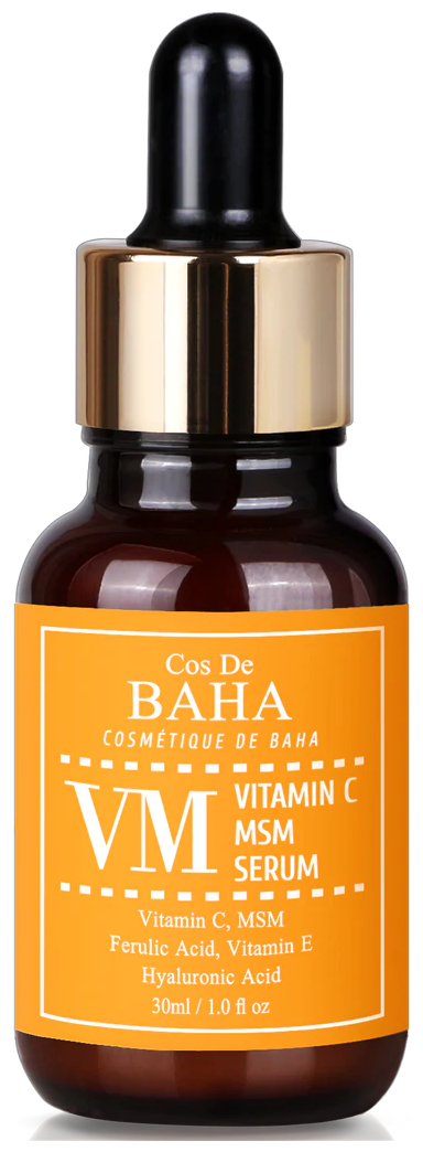 COS DE BAHA Осветляющая сыворотка для лица с Витамином С Корея Vitamin C MSM Serum, 30 мл