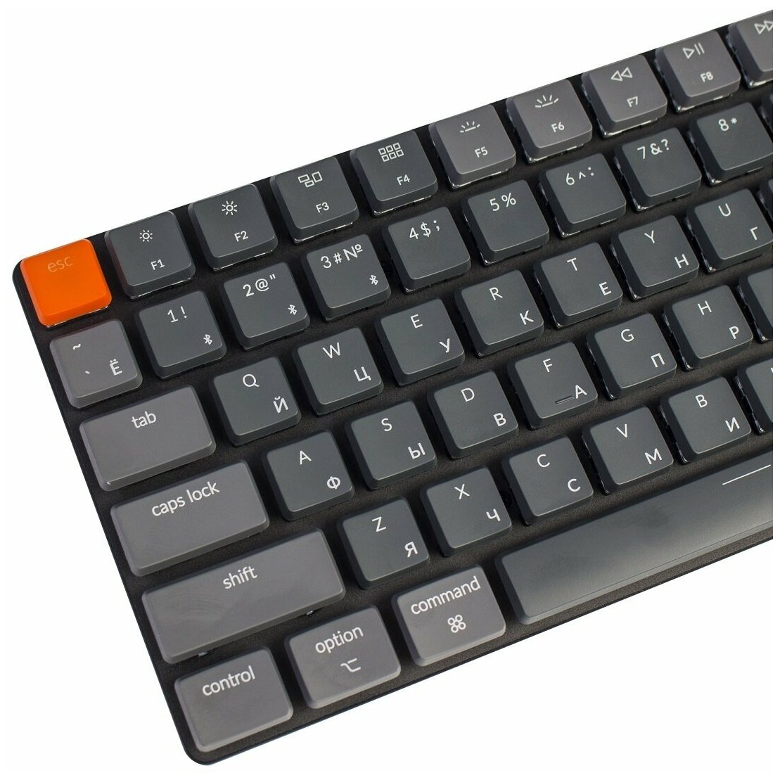 Беспроводная механическая ультратонкая клавиатура Keychron K3 84 клавиши RGB подстветка Blue Switch