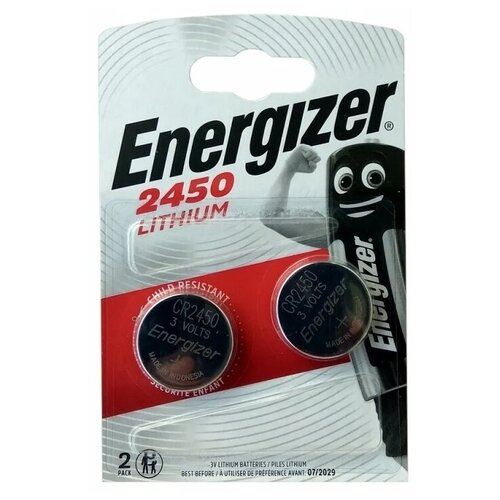 Элемент Питания Energizer Cr2450 2450-Bl2 (Б2/20) Energizer арт. 2450BL2