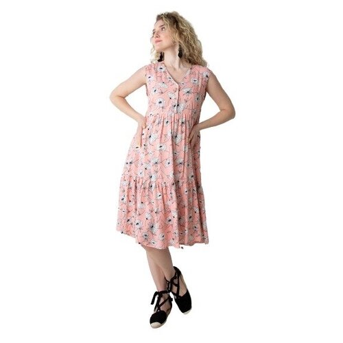Платье Мамуля Красотуля, размер 50-52, розовый