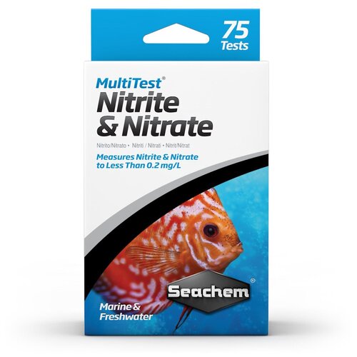 тест api nitrite test kit Тест для воды Seachem MultiTest: Nitrite & Nitrate