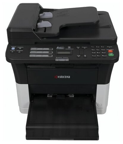 МФУ лазерное KYOCERA FS-1025MFP (принтер, сканер, копир), А4, 25 стр./мин, 20000 стр./мес, дуплекс, с/карта, АПД, без кабеля USB, 1102M63RU2