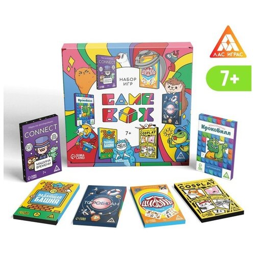 Набор игр «GAME BOX», 6 настольных игр, 7+ набор игр game box 6 настольных игр 7