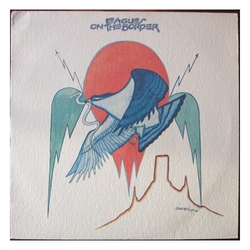 Старый винил, Asylum, EAGLES - On The Border (LP, Used)