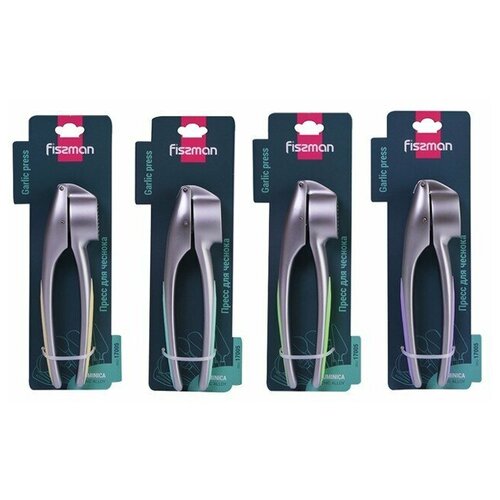 17005 FISSMAN Пресс для чеснока LUMINICA 16см, цвета в ассортименте (цинковый сплав)