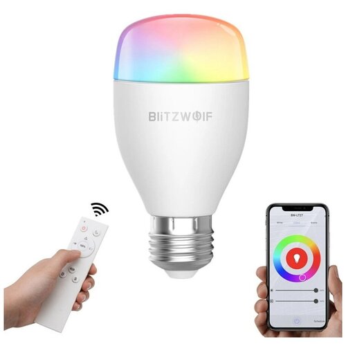 Умная лампочка BlitzWolf BW-LT27 Wi-Fi Smart Bulb E27 White