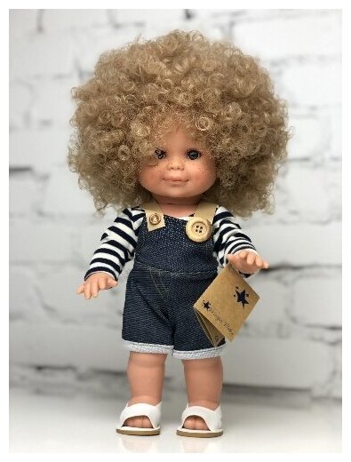 Кукла Lamagik "Бетти", в комбинезоне, с кудрявыми волосами, 30 см, арт. 31203