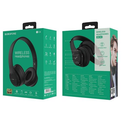 Наушники Bluetooth BO4 Borofone черные 178000₽