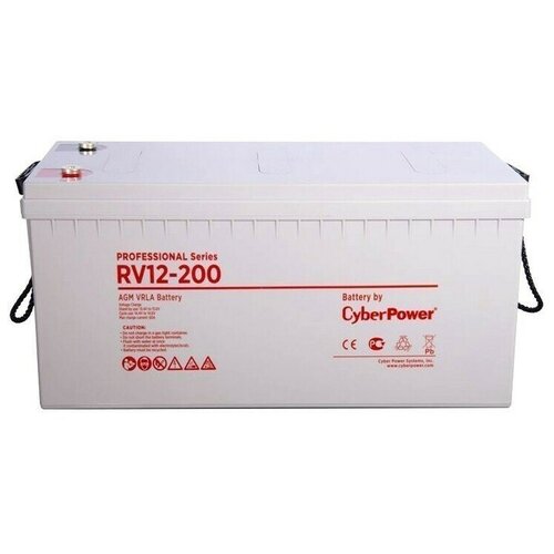 cyberpower аккумуляторная батарея rv 12 200 12 в 200 ач Аккумуляторная батарея CyberPower (RV 12-200)