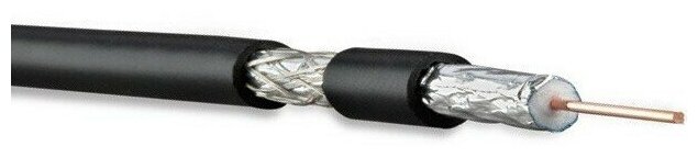 Коаксиальный кабель Hyperline 100м (COAX-RG6-100)
