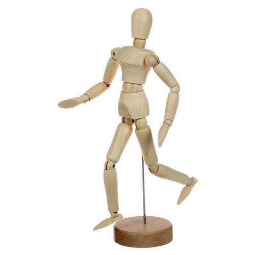 Деревянная модель - Человек 20 см манекен для творчества деревянный