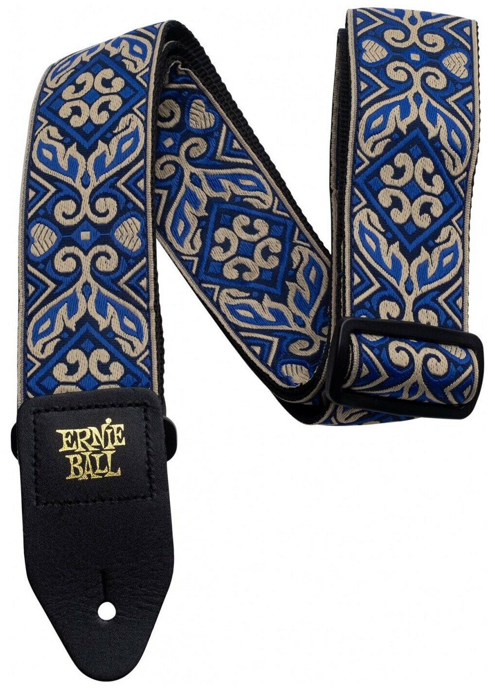 ERNIE BALL 4165 - гитарный ремень Jacquard с рисунком Tribal Blue