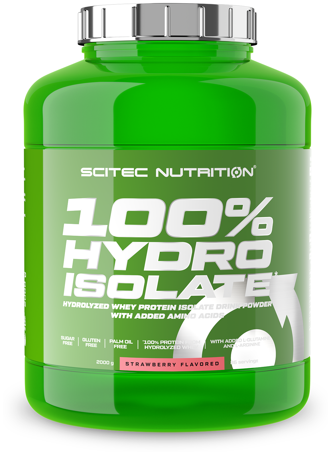 Протеин сывороточный гидролизат Scitec Nutrition 100% Hydro Isolate (2000 г) Клубника