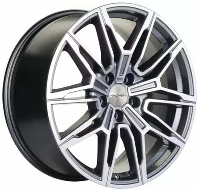 Колесный диск Khomen Wheels KHW1904 8,5x19/5x114,3 ET30 D60,1 Gray-FP