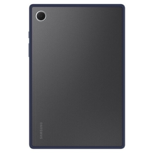 накладка gel color для samsung galaxy a72 2021 синий pet синий deppa 870077 Чехол Samsung Clear Edge Cover для Samsung Galaxy Tab A8 (EF-QX200TNEGRU) Прозрачный/синий