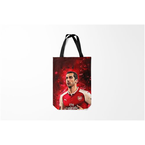 фото Сумка-шоппер / 31х42 см / известные футболисты / генрих мхитарян burnettie