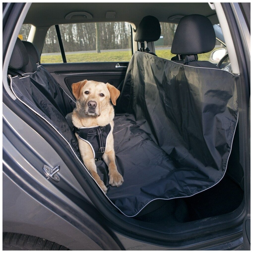 Подстилка для собаки в автомобиль, Trixie (товары для животных, 1.45 х1.60 м, черный, 13472)