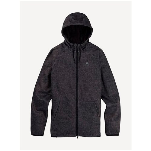 Толстовка Burton M Crown Wpf Fz TRUE BLACK HEATHER