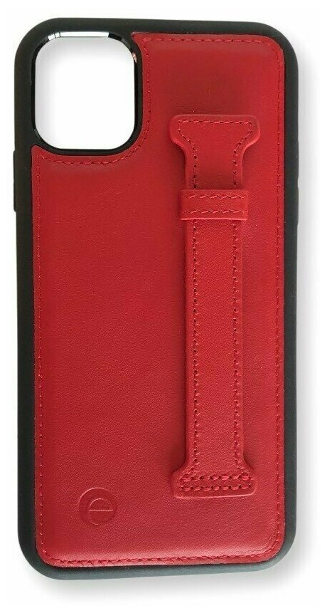 Кожаный чехол-подставка для iPhone 11 Elae, красный CFG-11-KMZ
