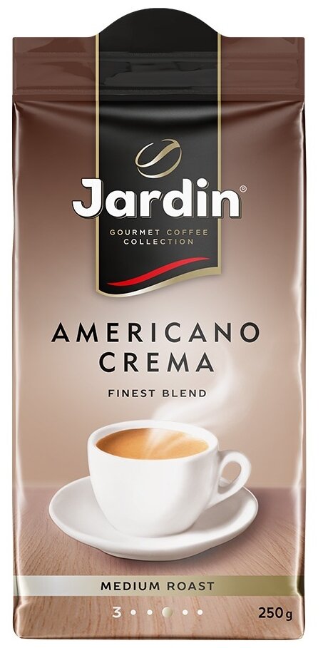 Jardin кофе молотый Americano Crema 250г.