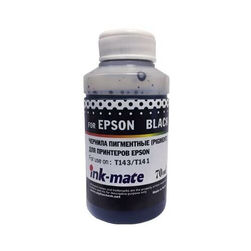 6colors 500ml pigment ink bulk ink use for epson expression photo xp 8500 printer pigment ink for epson xp 8500 Чернила для EPSON (T143/T141)/ Expression Home XP-103/203/406 (70мл, black, Pigment) EIM-143PBk Ink-Mate
