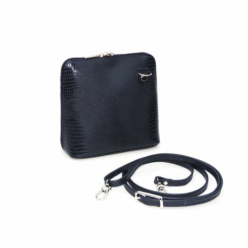 фото Женская кожаная сумка natalia kalinovskaya "дина" рептилия синяя