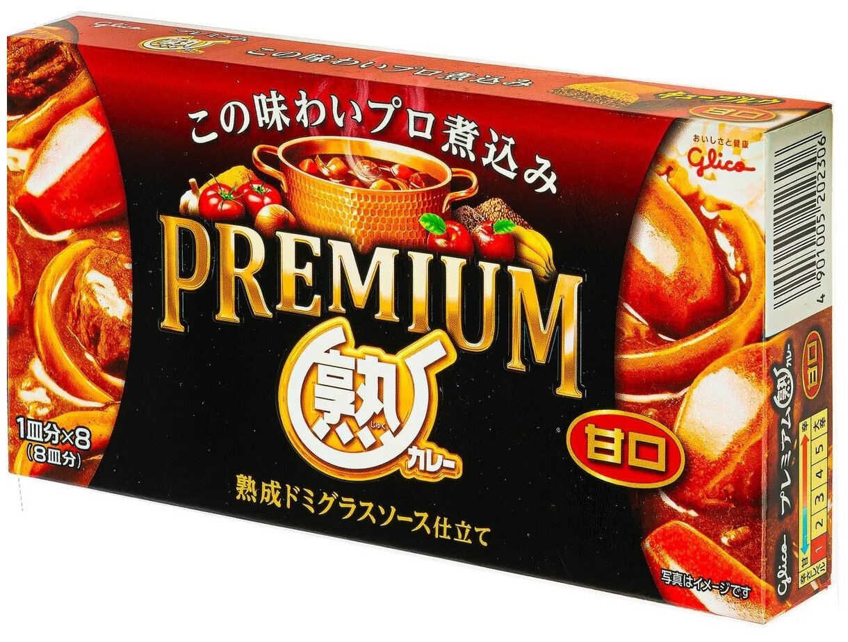 Соус Карри сладкий PREMIUM GLICO (10 порций) Ezaki Glico Япония