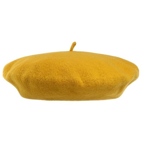 фото Берет le beret francais, размер onesize, желтый
