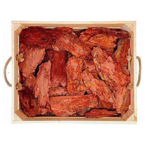 Кора сибирской лиственницы профи фракция 5-10 см 60л