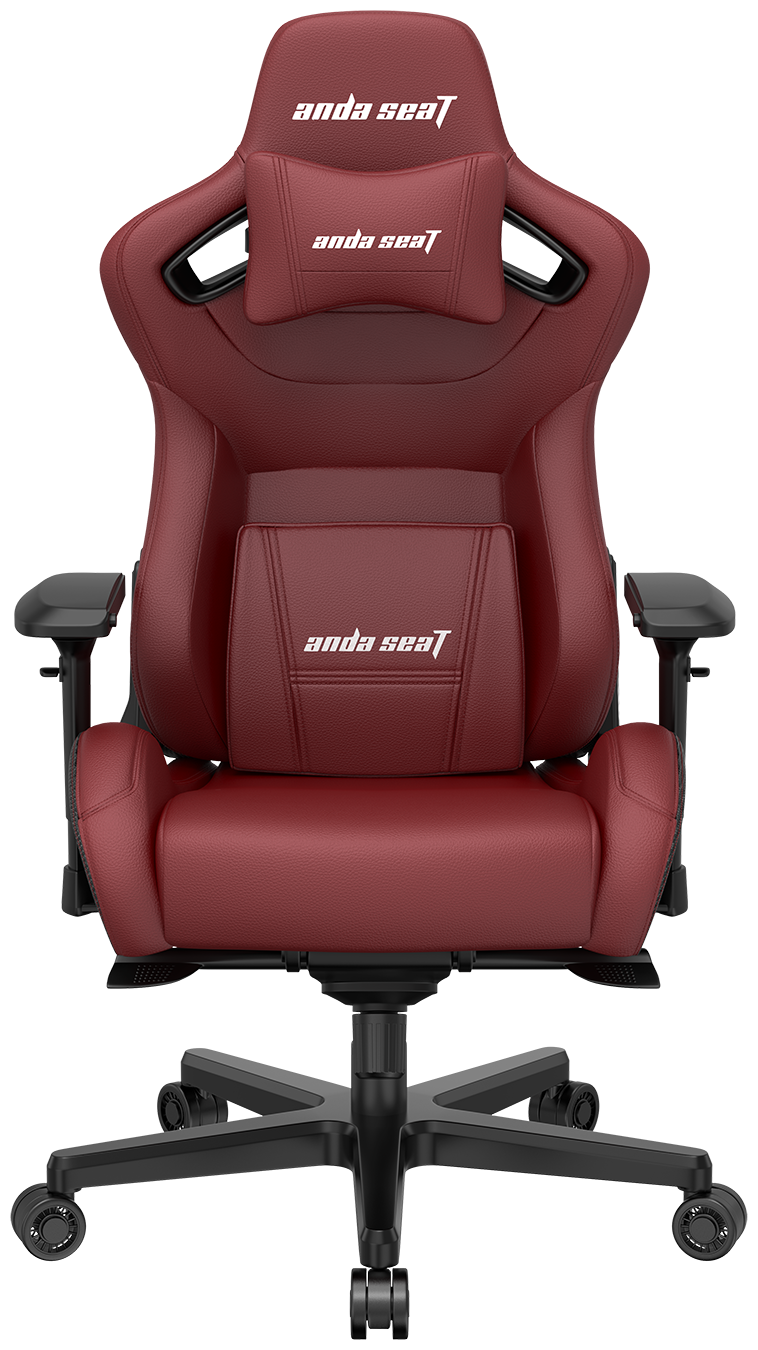 Игровое компьютерное кресло Anda Seat Kaiser 2, чёрный/бордовый