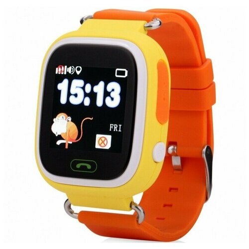 Детские умные часы smart baby watch Q90, оранжевый