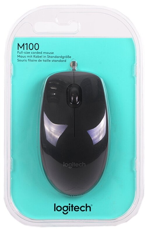 Мышь проводная Logitech - фото №6