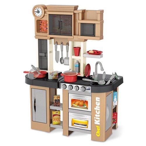 Кухня с водой talented chef 58 деталей, звук, свет, вода, кофейный (922-101)