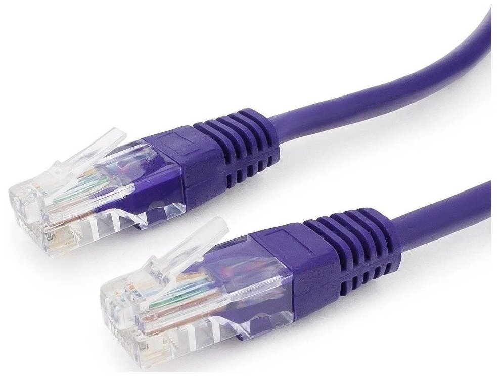 Сетевой кабель Gembird Cablexpert UTP cat.5e 5m Violet PP12-5M/V