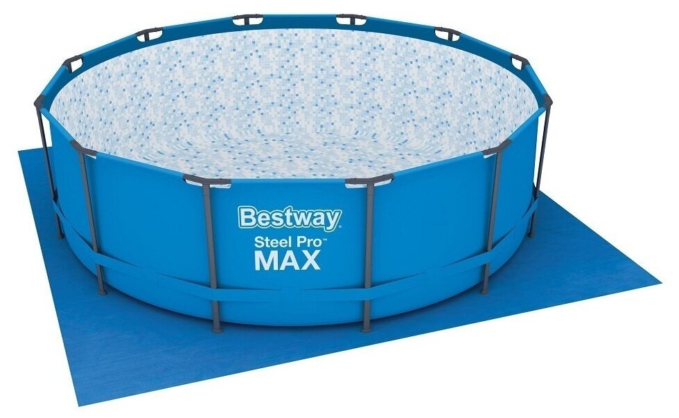 Подложка для бассейнов Bestway (396х396см) подстилка для бассейнов - фотография № 2