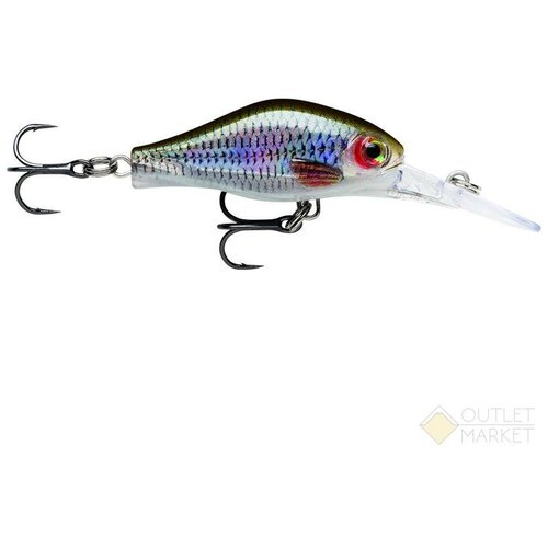 фото Воблер rapala shadow rap fat jack 04 /rol /медленно всплывающ./ до 3м, 4см, 4гр