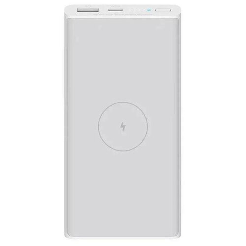 Внешний аккумулятор Xiaomi Power Bank Mi Wireless 10000mAh 10W White WPB15PDZM 221800₽