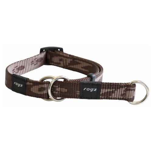 Rogz Web Half Check Collar Полуудавка строгая серия, шоколадный M