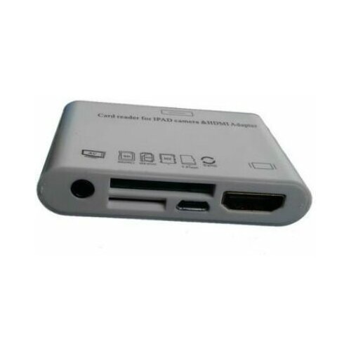 Кабель Espada Картридер+видеоадаптер iPad 30pin to HDMI/AV/microUSB/SD/MMC/MS/M2, C02Ip ESPADA