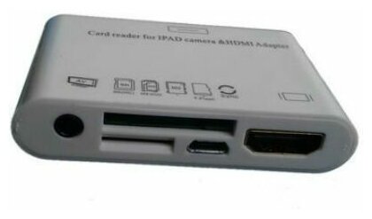 Кабель Espada Картридер+видеоадаптер iPad 30pin to HDMI/AV/microUSB/SD/MMC/MS/M2, C02Ip ESPADA