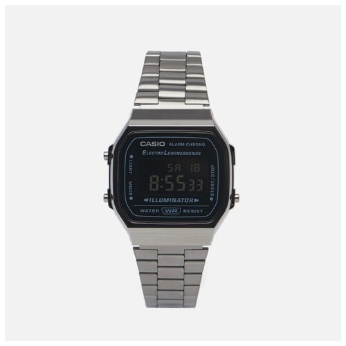 фото Наручные часы casio vintage a168wegg-1bef, серебряный, черный