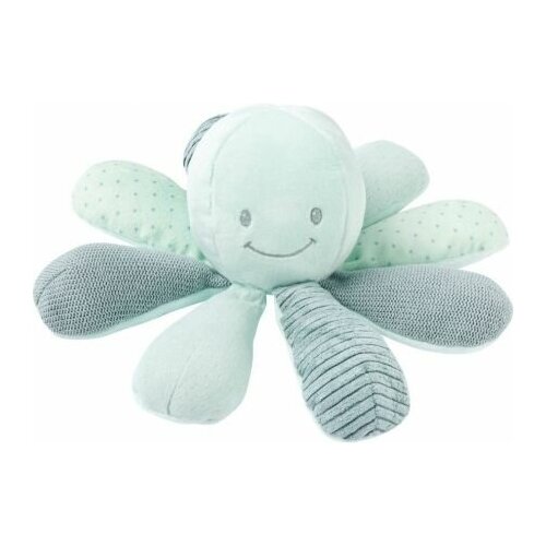 Игрушка мягкая Nattou Soft toy Lapidou Activity Octopus Осьминог green 879712