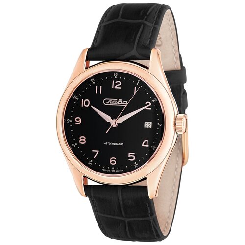 Наручные часы Слава Премьер, черный, розовый наручные часы слава часы наручные слава механические 1493271 300 8215 розовый коричневый