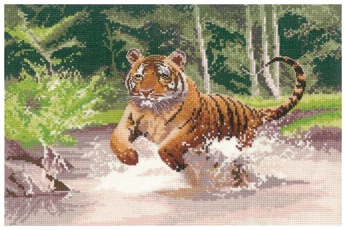 Набор для вышивания Тигр 32 x 22 см HERITAGE PGTI1009E