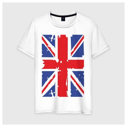 Мужская футболка хлопок Британский флаг