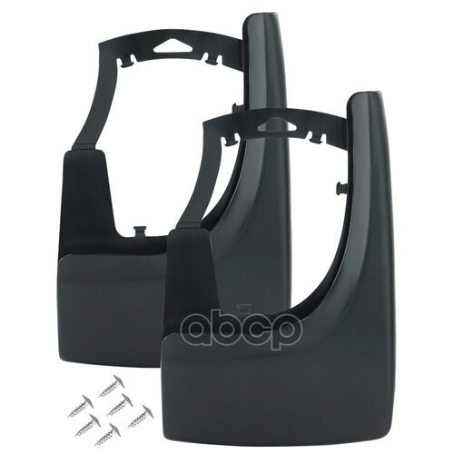 Брызговики Универсальные Kraft Чёрные 835200 Kraft арт KT 835200 1098₽