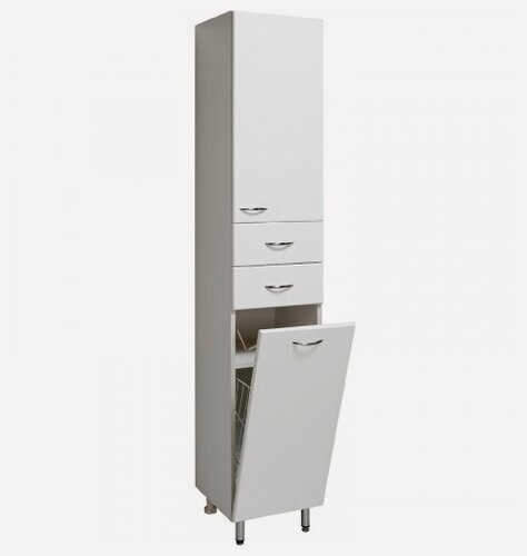 Изображение товара Шкаф-колонна Runo 00000000134 40 /правый/ с корзиной для белья