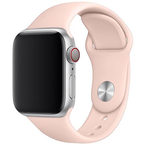 Ремешок TFN силиконовый для часов Apple Watch 38/40/41 mm series 1-7/размер S/M/pink sand/розовый