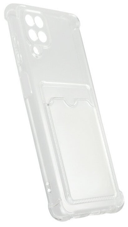 Чехол LuxCase для Samsung Galaxy A12 TPU с картхолдером 1.5mm Transparent 63516 - фото №8
