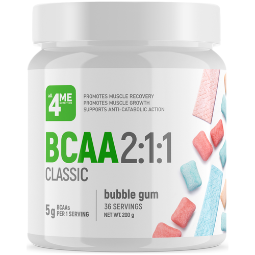 all4ME BCAA 200 г яблоко
